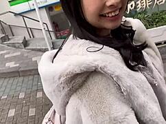 that japanese jd babe is so horny at 20, fucking with big tits and hairless pussy for creampie