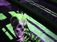 Two Hotties Unleash Wet Fun In Dark Room!