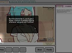 nicole in risky job hentai fondles big tits during massage to attract customers