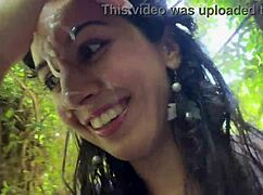 Intense Crazy Cumwalk Thrills on Public Waterfall in Bold Display