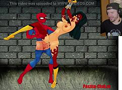 What if the spider-verse went completely wrong with uncensored hentai tits pussy creampie cosplay