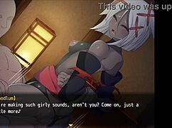 what's happening with battle shrine maiden Honoka in part 1