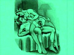 Check out this vintage hentai animation with erotic cartoon scenes