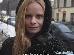 Casting newbie bends over and rides cock in doggystyle.