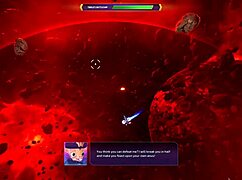 Oh wow, that hot robot slut is sucking my dick in space!