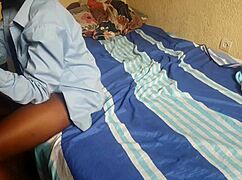 That ebony teen gets fucked hard by a big cock in homemade quickie