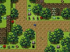 Tanned Natsuki in hentai game ep 5. Strangers can’t resist her plump body.