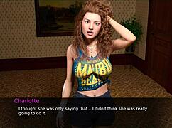 Curvy 3D anime nurse pleasures tits