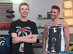 Brody hamilton gives blowjob and fucks sam northman with monster cock.