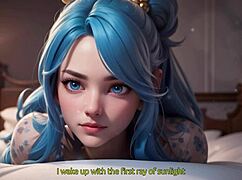 18yo nurse suki gets assfucked and covered in cum in ai visual novel 😈