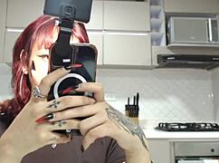 Latina teen's backstage creampie feels intense and hot.