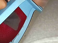 Unknown woman alone and sad at midnight asks for company and receives anal creampie in real video