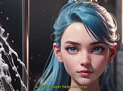 18yo nurse suki gets assfucked and covered in cum in ai visual novel 😈