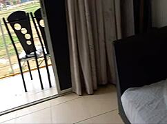 I take advantage of my distracted stepsister while she washes clothes