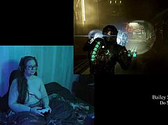 Naked Deadspace Playthrough Part 6 Featuring Big Natural Tits And Brunette BBW