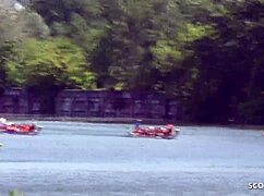 German Scout Finds Big H Tits Teen Anissa Cheating at Street Casting! 😲