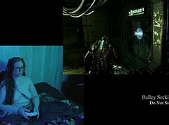 Naked Deadspace Playthrough Part 6 Featuring Big Natural Tits And Brunette BBW