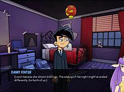 Goth cheerleader in Amity Park redux gives Danny a handjob