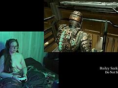 Naked Deadspace Playthrough Part 6 Featuring Big Natural Tits And Brunette BBW