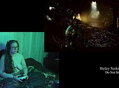 Naked Deadspace Playthrough Part 6 Featuring Big Natural Tits And Brunette BBW