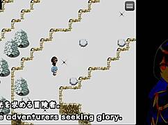 Crossdressing maid machine trial in anime hentai game