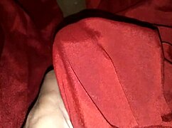 Indian Bisexual Gay Shemale Masturbates in Satin