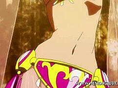 Belly dancing girls in fan service anime Suisei no Gargantia DXD 😍