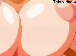 Anime hentai train turns into wild sex adventure