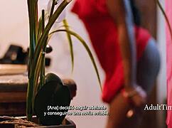 interracial lesbian friends experimenting with anal toys for fun