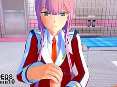 Yo, check Zero Two giving a wild blowjob in this hentai! 😜