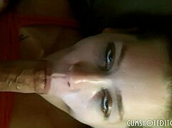 oh man, my gorgeous girlfriend is suckin my cock so good in pov, she's so cute and horny!