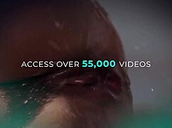 21 Sextury - Hanna Rey Eiffel Towered and Double-Fucked Hard in Kitchen