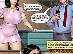 The horny father-in-law becomes an unwanted guest in the erotic gay encounter.