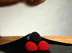 cfnm handjob cum on candy and berries