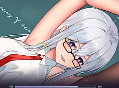 feeling hot and lonely in hentai game with blowjob and fucking