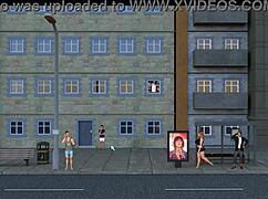 Nasty City Hentai Game Ep 2: Strip Poker And Gloryhole Footjob?