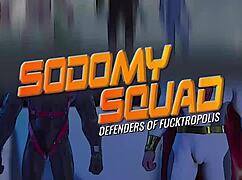 gay heroes super group suck and fuck in sodomysquad