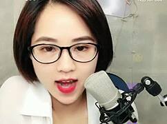 Beautiful Korean Girl Livestreams Seductively