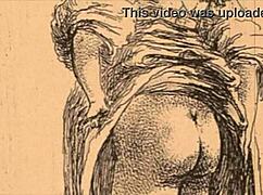 have you seen this vintage erotic illustration? it's so hot and antique.