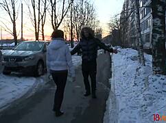 18Videoz First Time Anna Ebony Guy Doggystyle Bent Over