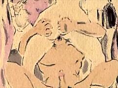 have you seen this vintage erotic illustration? it's so hot and antique.