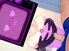 TV woman says she's horny and wants to fuck