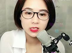 Beautiful Korean Girl Livestreams Seductively