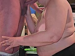 thick milf sucking my cock so good in this blowjob session