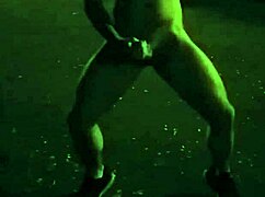 Exhibitionist Handsome Bearded Gay Shows Feet Outdoors