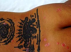 I tied up my asian girlfriend for hot wax play, spanking, and cum in mouth finish