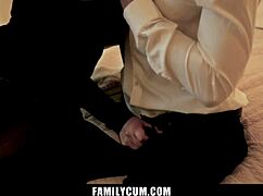 stepbrother tricks hijab stepsis into hardcore sex on familycum