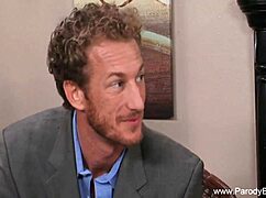 Bold redhead blowjob princess sucks cock intensely, leading to a massive cumshot.