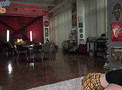 Blonde Kallie Taylor's intense handjob makes monster cocks orgasm quickly