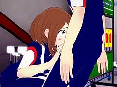 Ochako And Izuku Intense Sex!